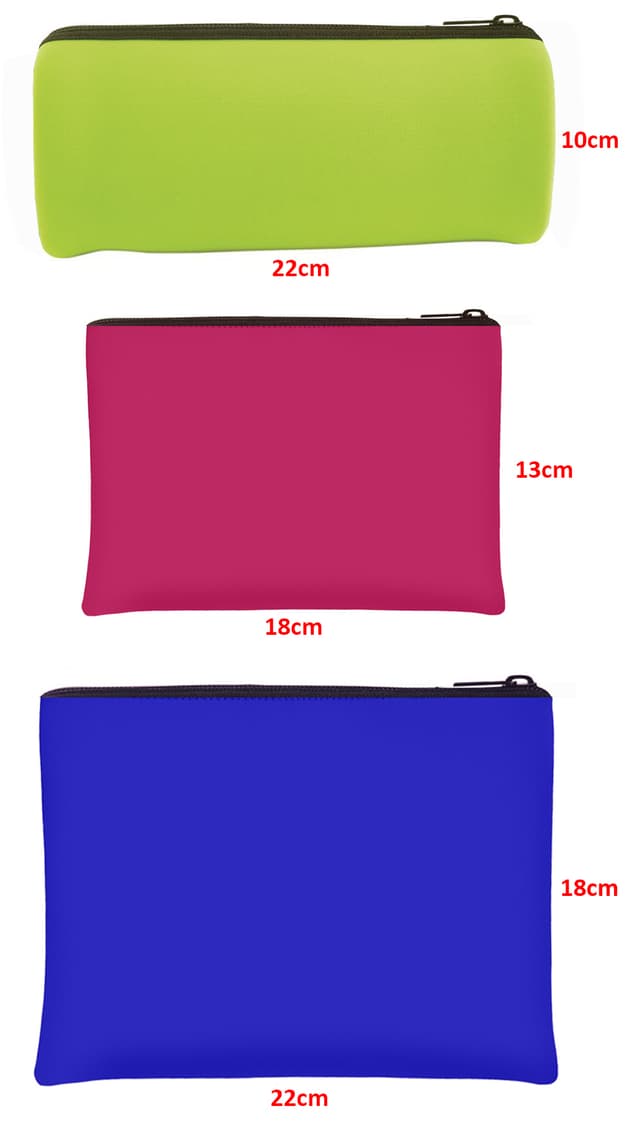 Stretchy Neoprene Zipper Pouch for Makeup and Daily Essentials — View 4