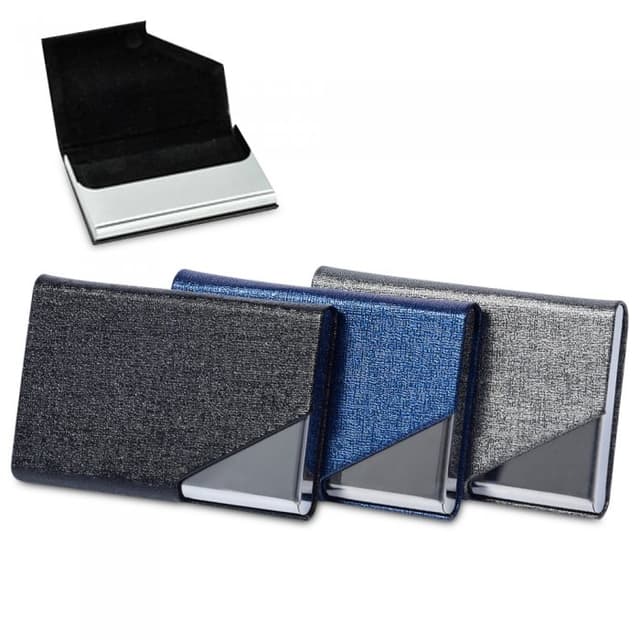 RFID-Blocking PU Leather Wallet and Card Holder for Six Cards — View 2