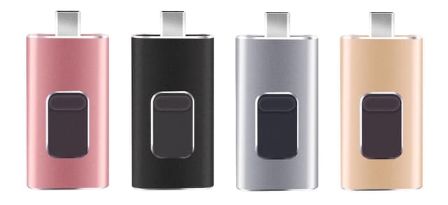 4-in-1 OTG USB-C Thumb Drive for Phones and Computers — View 5