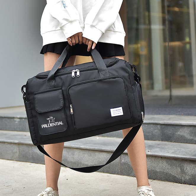 Large Capacity Travel Duffel Bag with Shoe Compartment — View 1