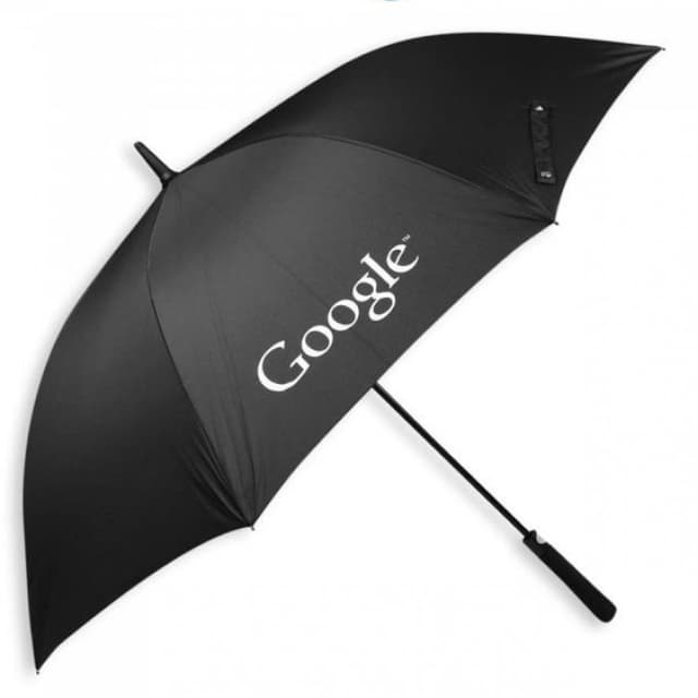 Premium 27-Inch Golf Umbrella with Fibre Frame and Logo Print — View 2