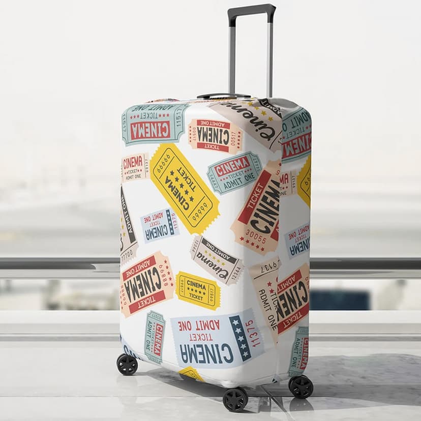Custom Printed Spandex Luggage Cover for Brand Visibility — View 1