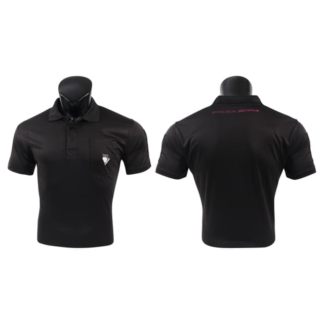 Plain Dri-Fit Polo Shirt in Breathable Microfiber for Uniforms — View 3