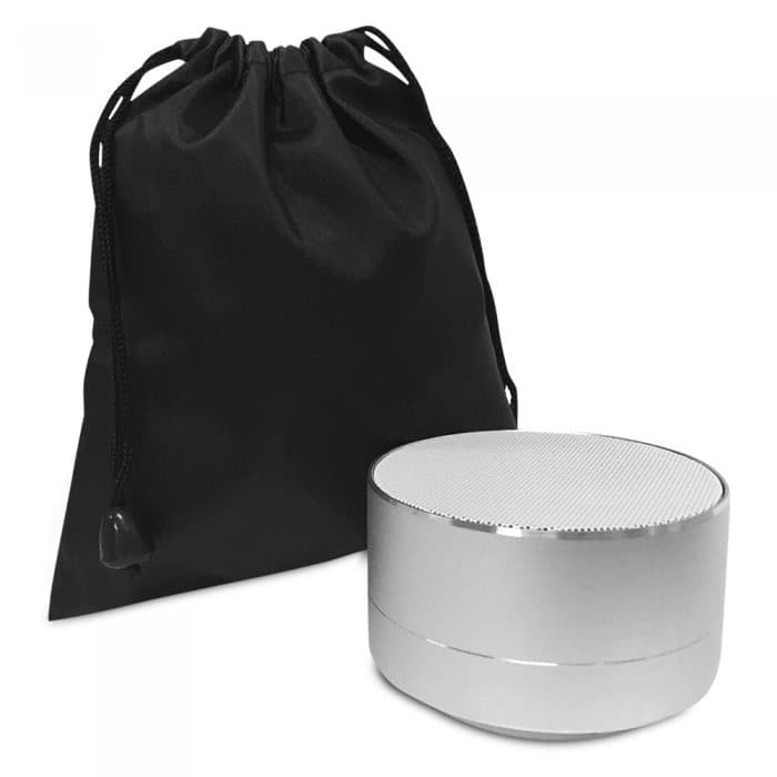 Nylon Drawstring Speaker Pouch for Daily Essentials and Cables — View 1