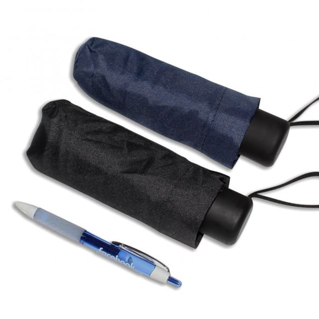 19-Inch Compact Lightweight Foldable Travel Umbrella for Everyday Carry — View 2