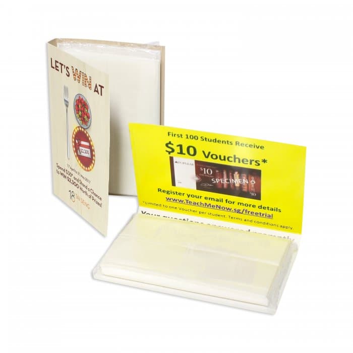 Pocket Wet Wipe Pack with Custom-Branded Resealable Cover for Promotion — View 1