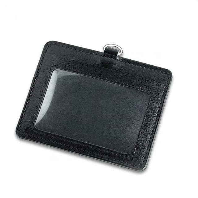 Portrait ID Card Holder with Matching Lanyard for Office Events — View 4