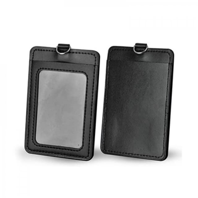 Portrait ID Card Holder with Matching Lanyard for Office Events — View 3