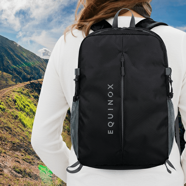Light Hiking Foldable Backpack with Storage Pouch — View 1