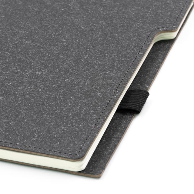 A5 Recycled Paper Spiral Notebook — 140 Pages Eco-Friendly Corporate Gift — View 2