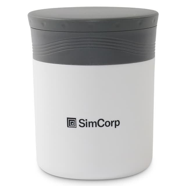 Insulated Stainless Steel Food Container with Foldable Spoon Inside — View 5