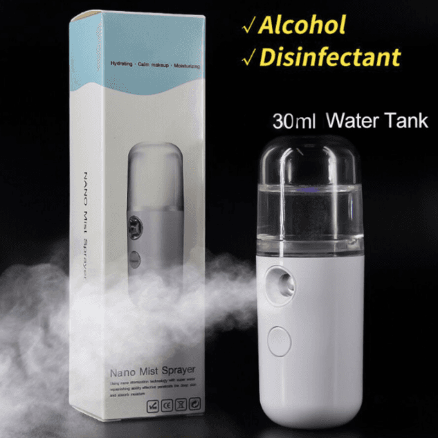 Handheld Nano Mist Humidifier and Sanitiser Sprayer for Skin — View 2