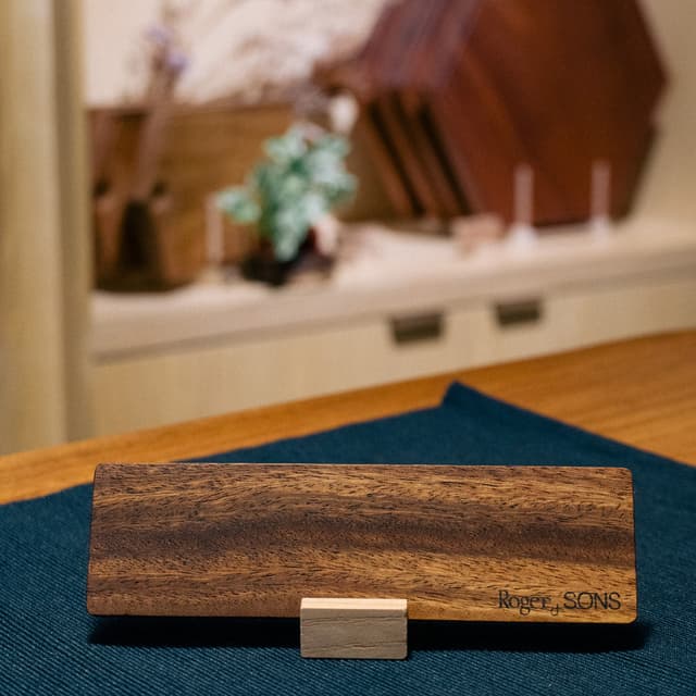 Roger and Sons Reclaimed Local Wood Bookmark for Readers — View 3