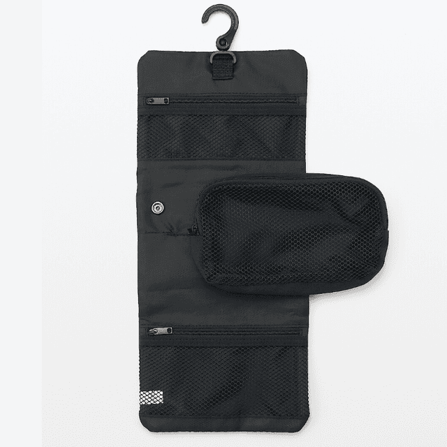Slim Hanging Toiletry Bag with Detachable Pouch — View 3