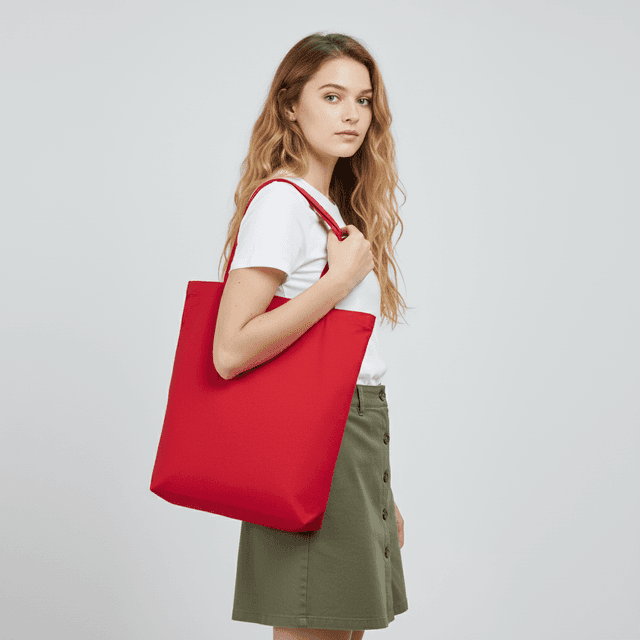 A3 Coloured Canvas Tote Bag in Durable 8oz Cotton — View 2
