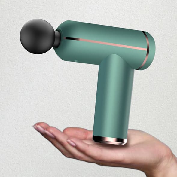 Portable Deep-Tissue Massage Gun with Multiple Intensity Levels — View 2