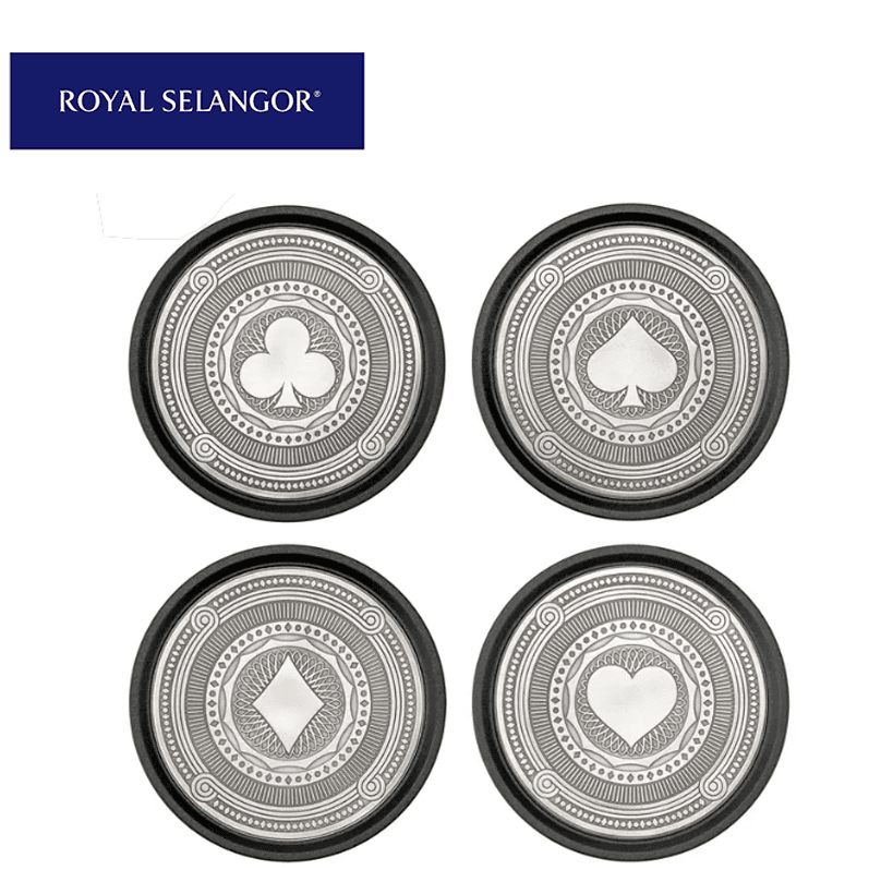Royal Selangor Pewter Coaster Set of Four — View 1
