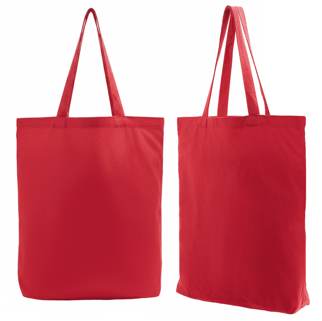 A3 Coloured Canvas Tote Bag in Durable 8oz Cotton — View 3