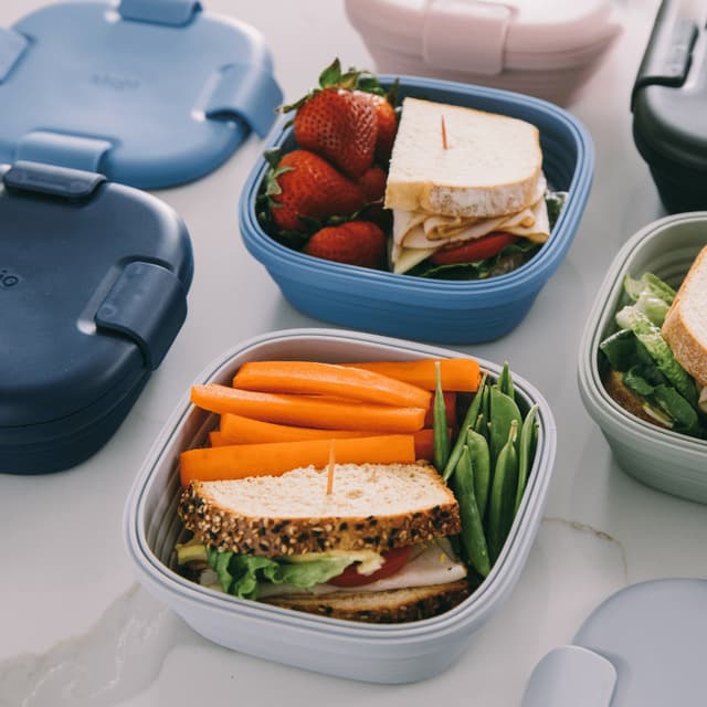 Stojo Collapsible Reusable Sandwich Box 700ml — View 4