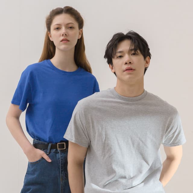 Gildan 180GSM Premium Cotton T-Shirt — Screen Print or Embroidery — View 2